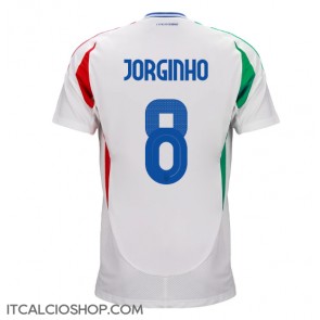 Italia Jorginho Frello #8 Seconda Maglia Europei 2024 Manica Corta